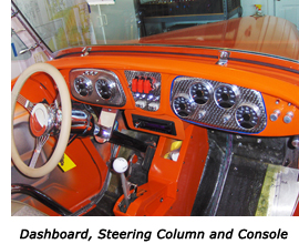 Dashboard Steering Column and Console