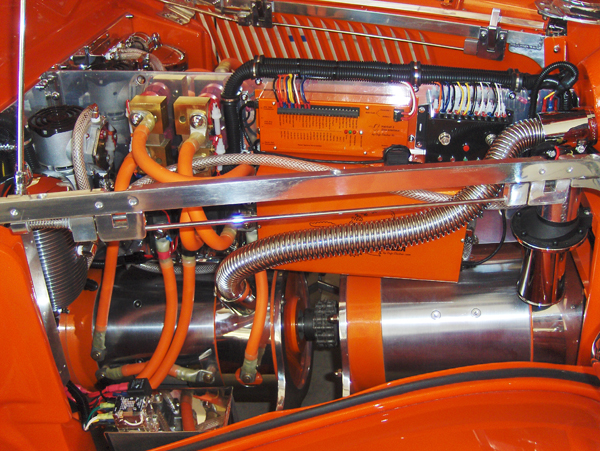 Right Side View Under the Hood